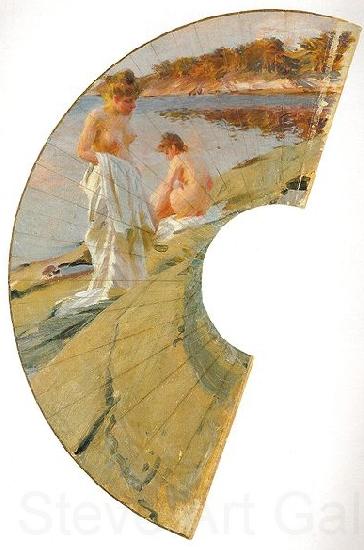 Anders Zorn Les baigneuses Spain oil painting art